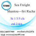 Shantou Port LCL Consolidatie Naar Sri Racha